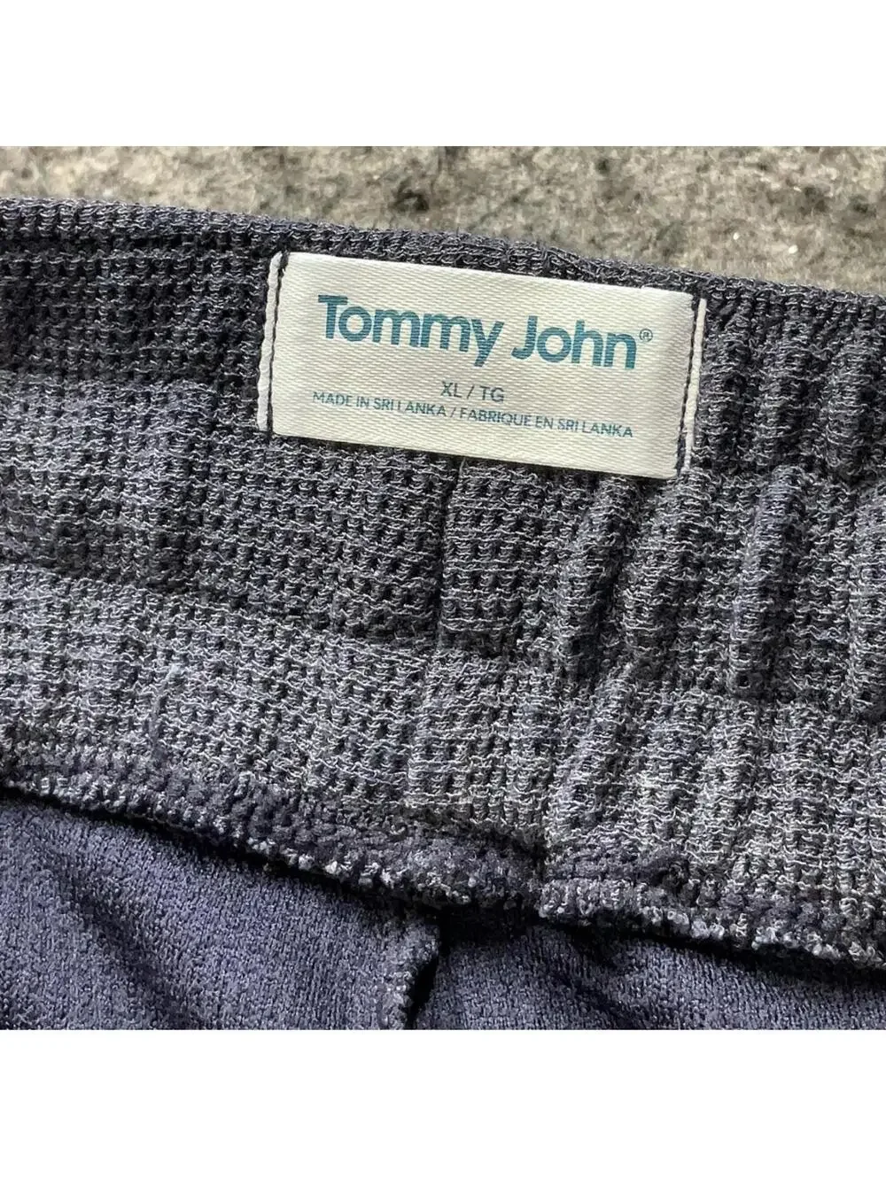 Tommy John Men's XL Athletic Shorts Navy Blue